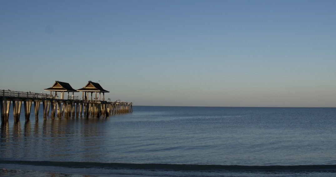 Naples Pier over the Gulf of Mexico