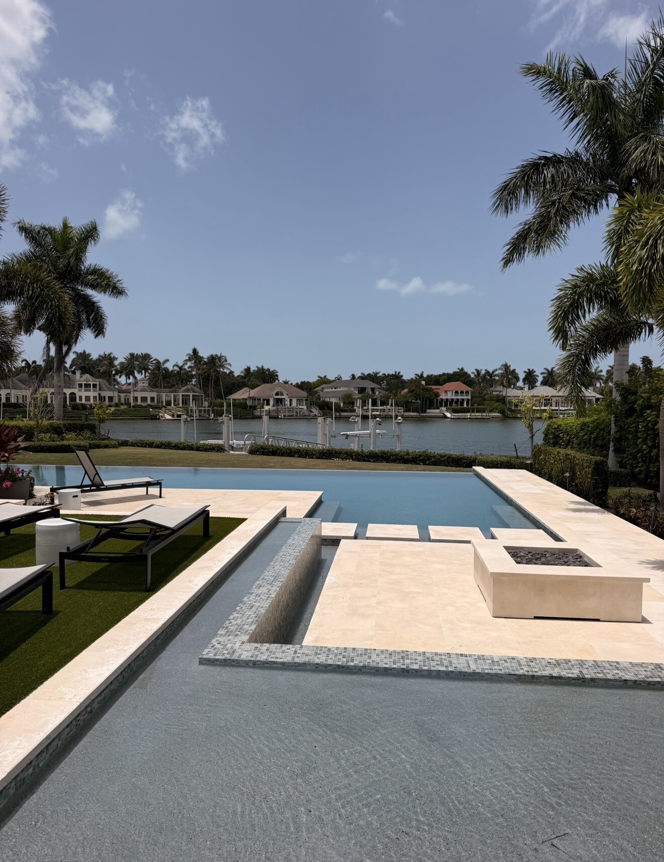 A Golden Grove managed estate pool overlooking the water